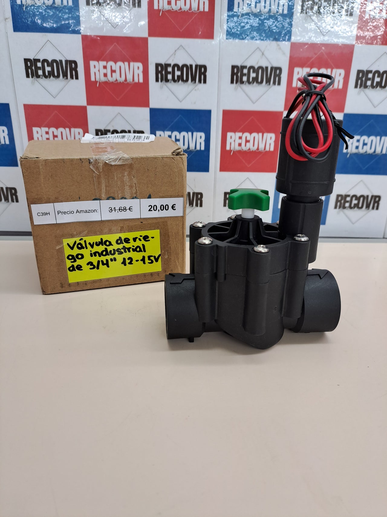 Válvula riego Aqualin 3/4" 12-15 V CC