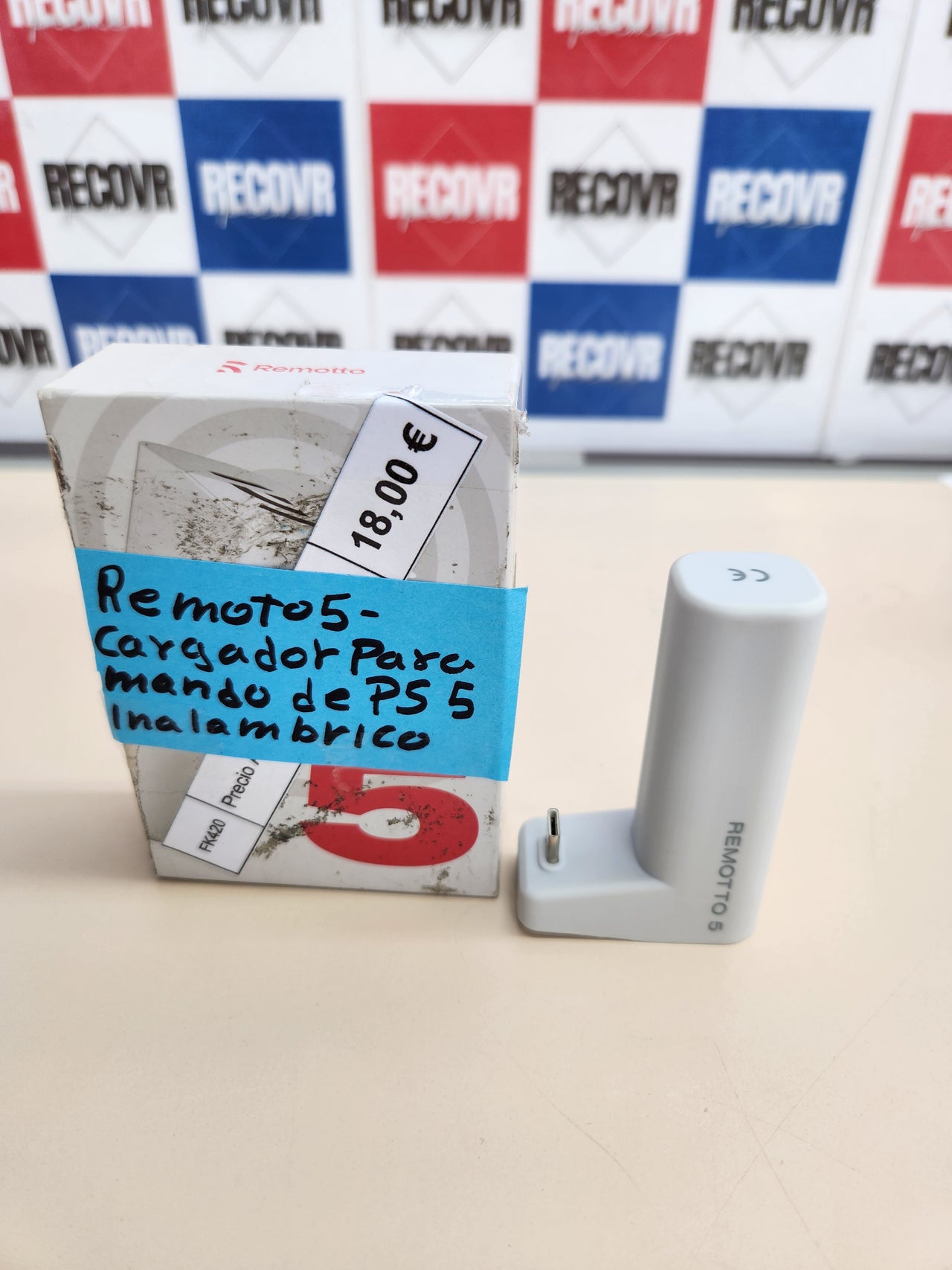 Cargador USB para Mando de PS5 Inalámbrico - Batería ­a Portátil para DualSense