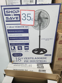 Ventilador de pie industrial 18