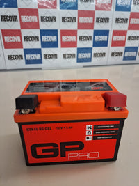 Batería de moto GEL GP-PRO GTX4L-BS 12V 5Ah sin mantenimiento