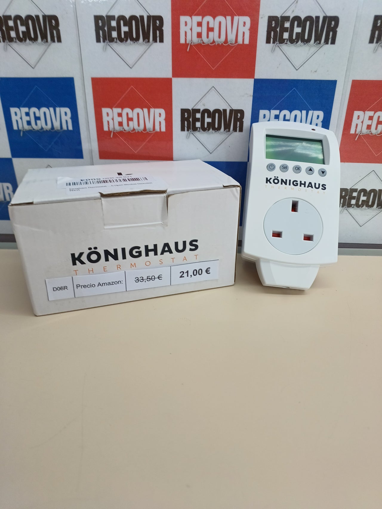 Calefacción infrarroja con termostato inteligente y app - Könighaus
