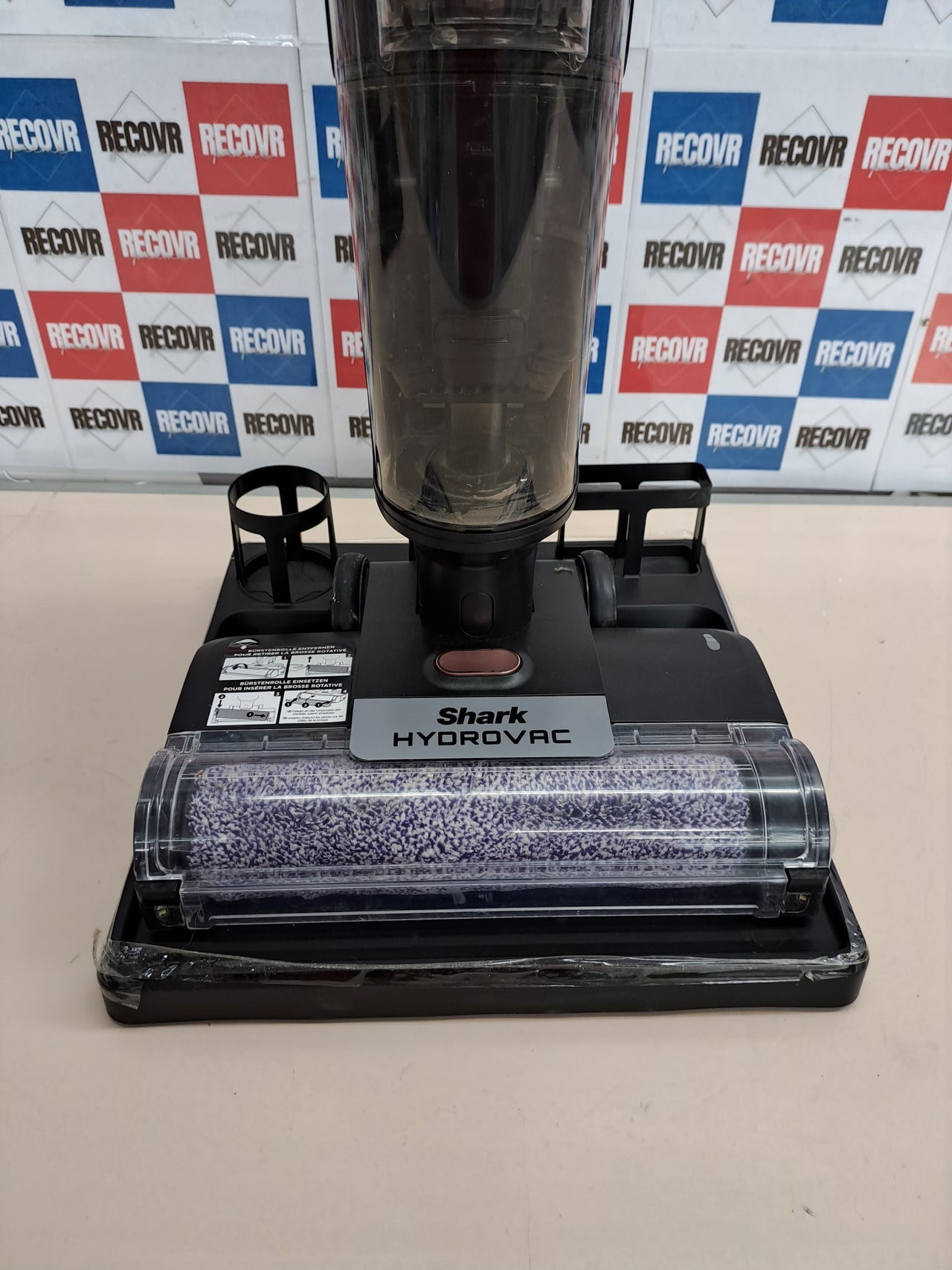Aspiradora fregona Shark HydroVac sin cable con autolimpieza gris