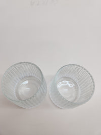 Juego 2 Vasos de Whisky 160 ml, Vaso Whisky La Superficie de La Mesa Puede Girar 360 Grados, Relax y Descomprimir para Hombres, (Superficie Curvo-Borde Dorado) Xfeyaqlo