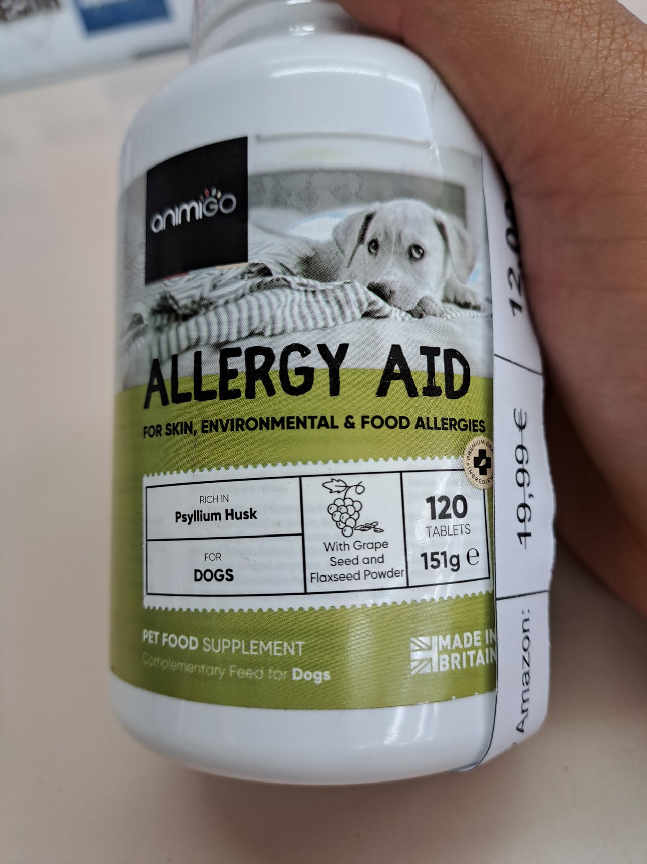 Suplemento natural alergias perros 120 comprimidos – Suplemento para perros