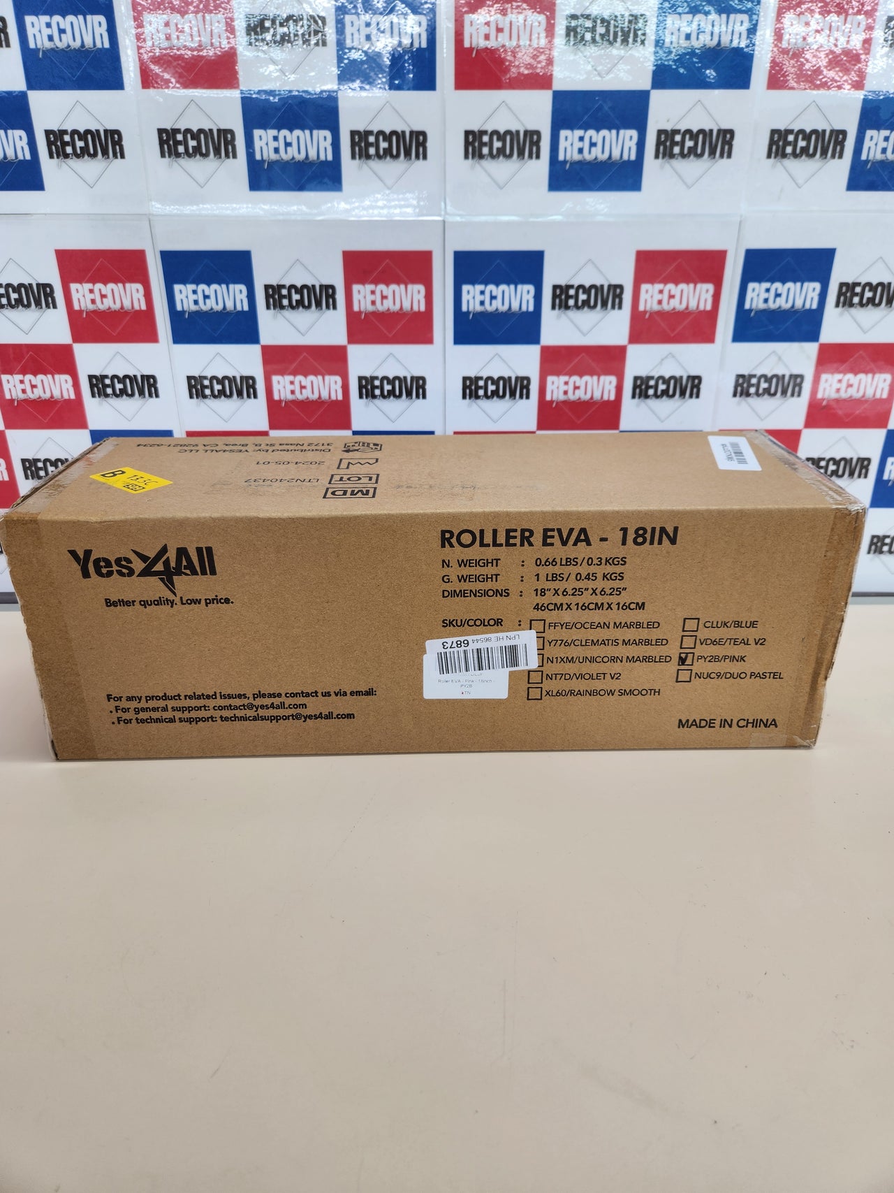 Rodillo de espuma EVA 45 cm Yes4All
